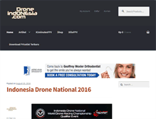 Tablet Screenshot of droneindonesia.com